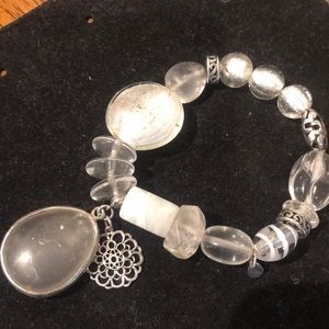 Silpada bracelet 7.5 in .925 Sterling Silver piece